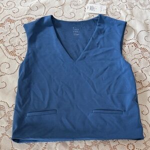 a new day Women's Blue V-Neck Tank Top